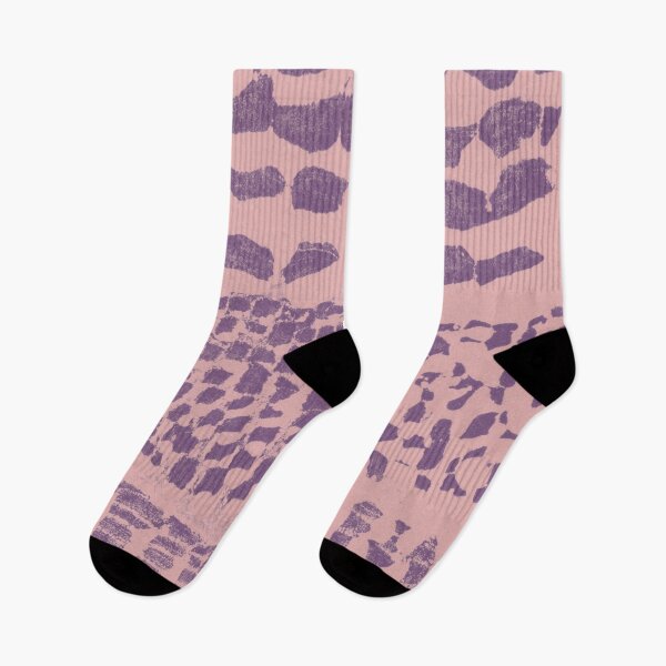 Item preview, Three Grains Textured Monoprint - Rose + Plum designed and sold by Irene Estelle.