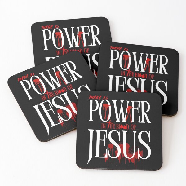 Item preview, There Is Power in the blood of Jesus Christian Quote, Faith Scripture Design. designed and sold by RehobothStore.