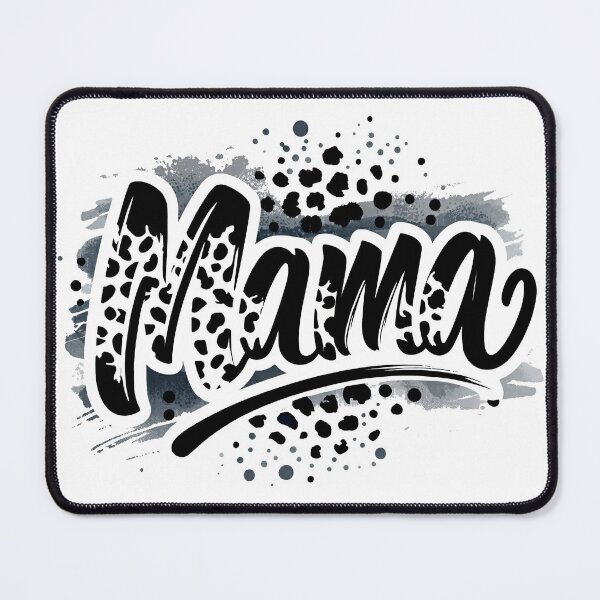 Item preview, Black and white MAMA Leopard Print T-Shirt T-Shirt designed and sold by imrichi.
