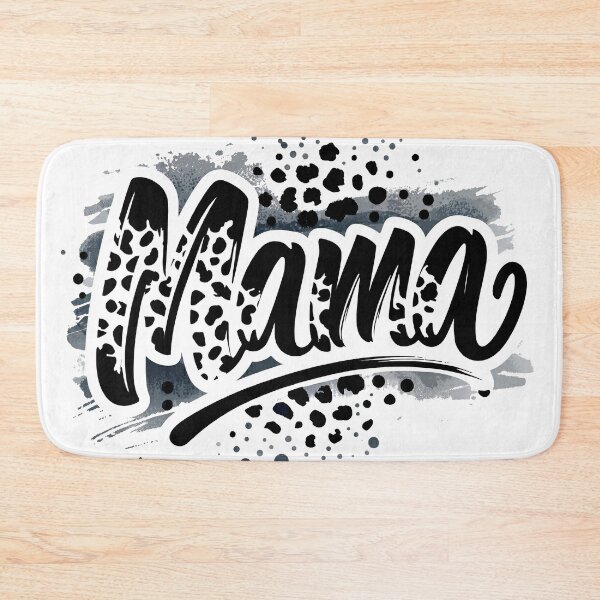 Item preview, Black and white MAMA Leopard Print T-Shirt T-Shirt designed and sold by imrichi.