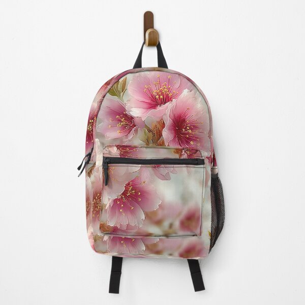 Item preview, Blush & Fuchsia Bloom Layered Sakura Blossom Pattern designed and sold by Nine Lives Studio.