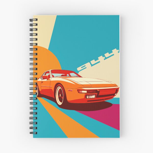 Item preview, Porsche 944 Bauhaus modern illustration designed and sold by blackdogshop.