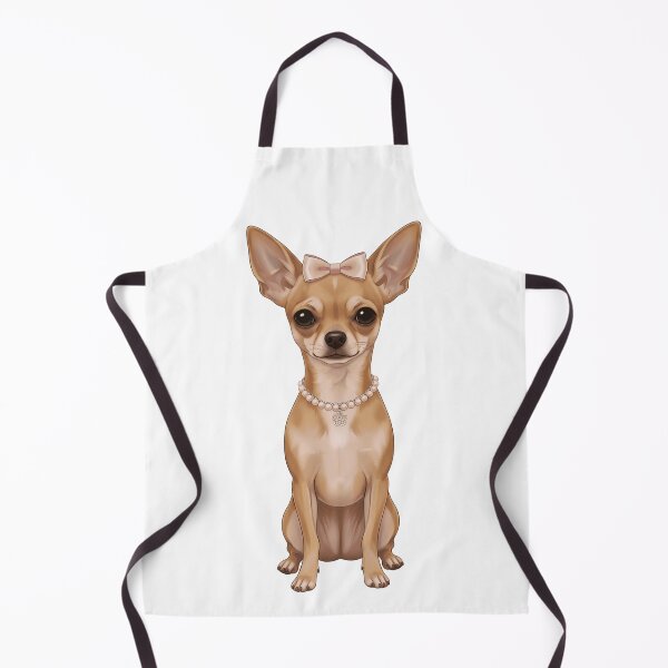 Item preview, Elegant Tan Chihuahua with Pearls and Bow designed and sold by k3rstman1.