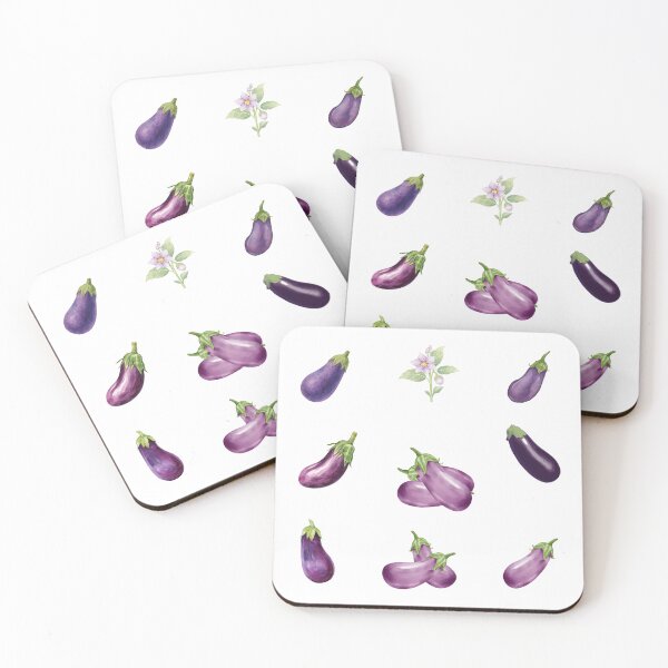 Item preview, Watercolor Purple Eggplant  designed and sold by silviaol.