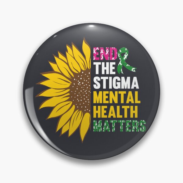 Item preview, Stop the Stigma, Mental Health Awarenes, Self Love & Healing, Inspirational Graphic designed and sold by Solid Sarcasm.