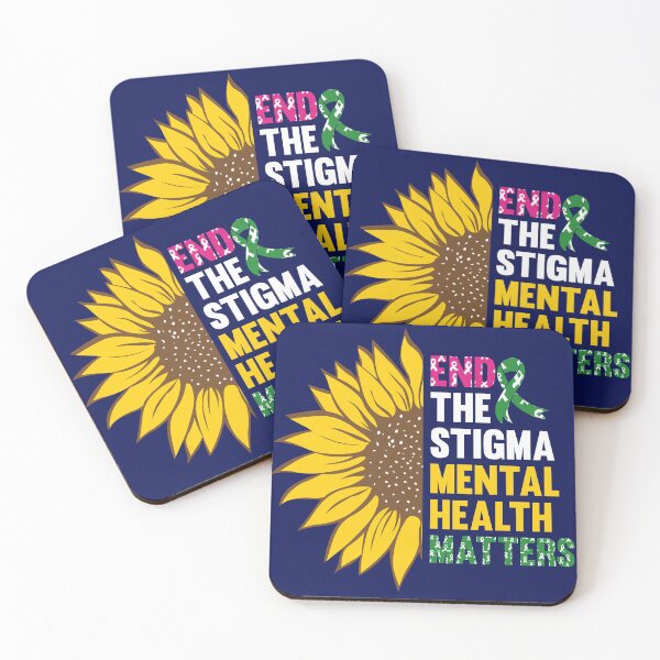Item preview, Stop the Stigma, Mental Health Awarenes, Self Love & Healing, Inspirational Graphic designed and sold by Solid Sarcasm.