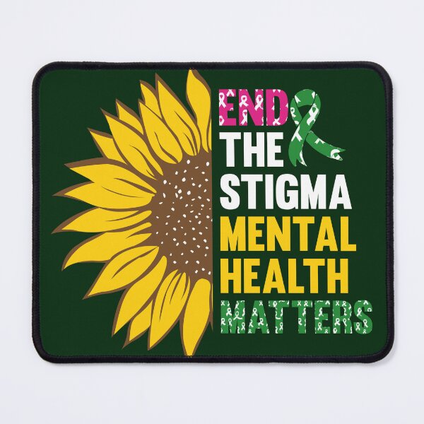 Item preview, Stop the Stigma, Mental Health Awarenes, Self Love & Healing, Inspirational Graphic designed and sold by Solid Sarcasm.