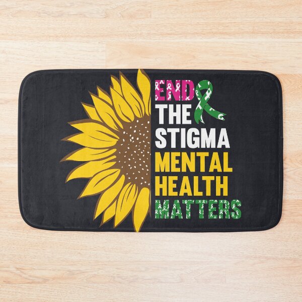 Item preview, Stop the Stigma, Mental Health Awarenes, Self Love & Healing, Inspirational Graphic designed and sold by Solid Sarcasm.