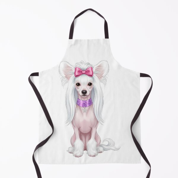 Item preview, Cute Chinese Crested Dog with Pink Bow designed and sold by k3rstman1.