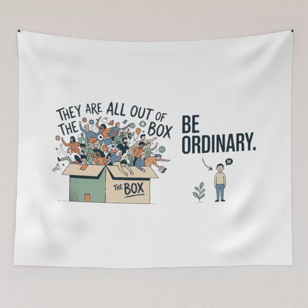 Item preview, Be Ordinary. designed and sold by Aravinto.