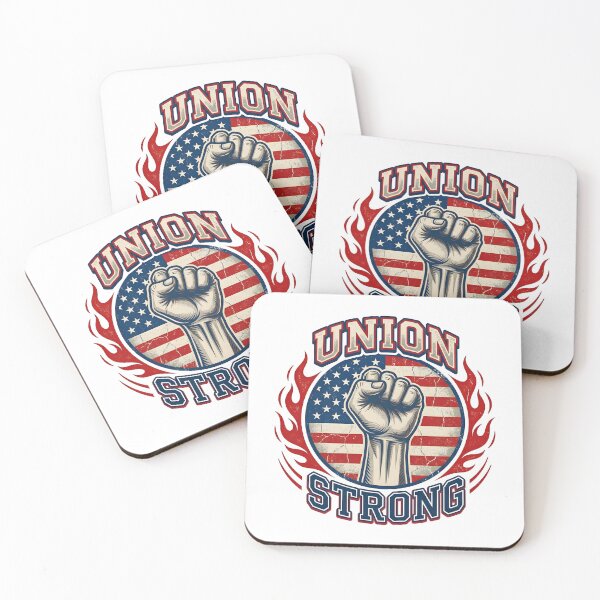Item preview, Union Strong Shirt – Patriotic Fist American Flag Graphic Tee designed and sold by relso.