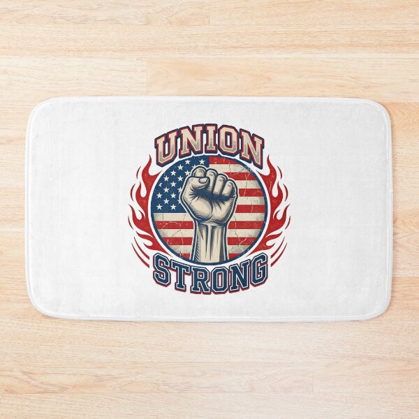 Item preview, Union Strong Shirt – Patriotic Fist American Flag Graphic Tee designed and sold by relso.