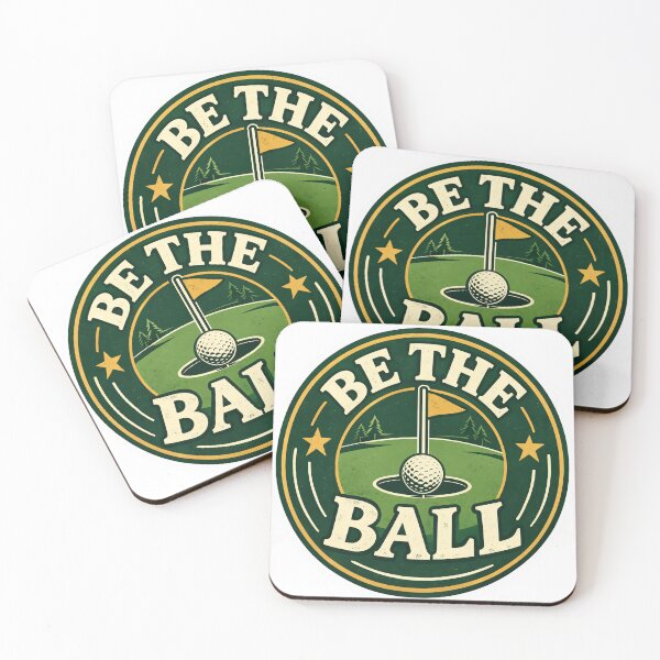 Item preview, Be The Ball Golf Badge designed and sold by EastEndTownie.