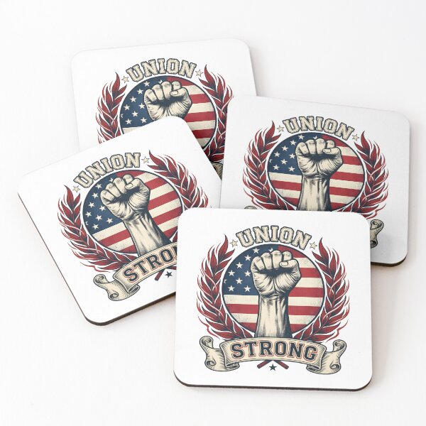 Item preview, Union Strong Patriotic Shirt – American Flag Fist Graphic Tee designed and sold by relso.