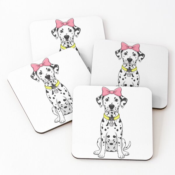 Item preview, Cute Dalmatian Dog with Pink Bow designed and sold by k3rstman1.