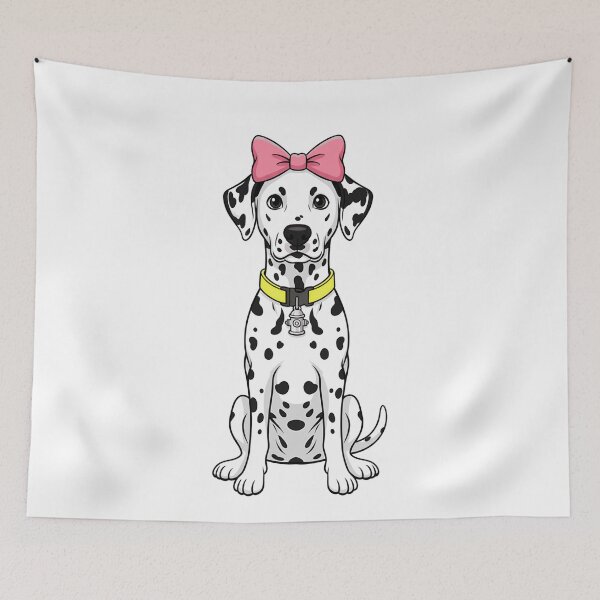 Item preview, Cute Dalmatian Dog with Pink Bow designed and sold by k3rstman1.