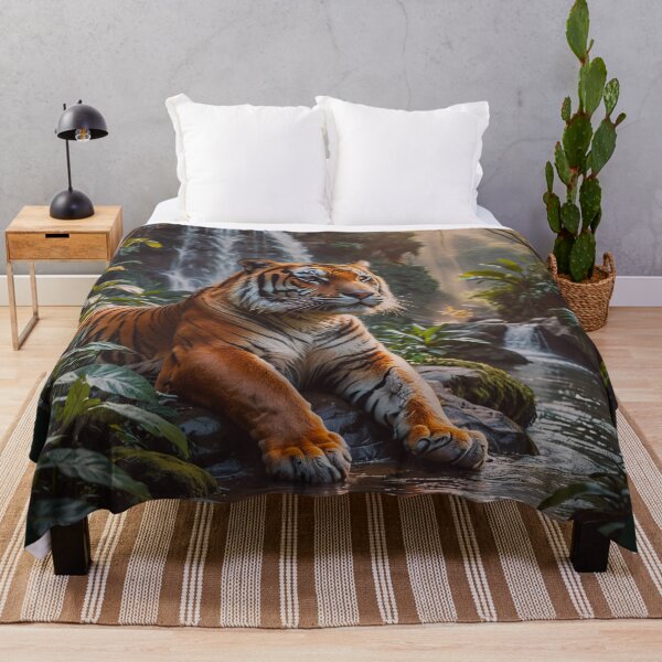 Item preview, Majestic Tiger in the Jungle- Wildlife Photography  designed and sold by BeautifulVirtues.