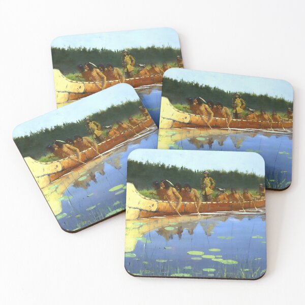 Item preview, Radisson and Groseilliers - Frederic Remington designed and sold by Jon-Baran.