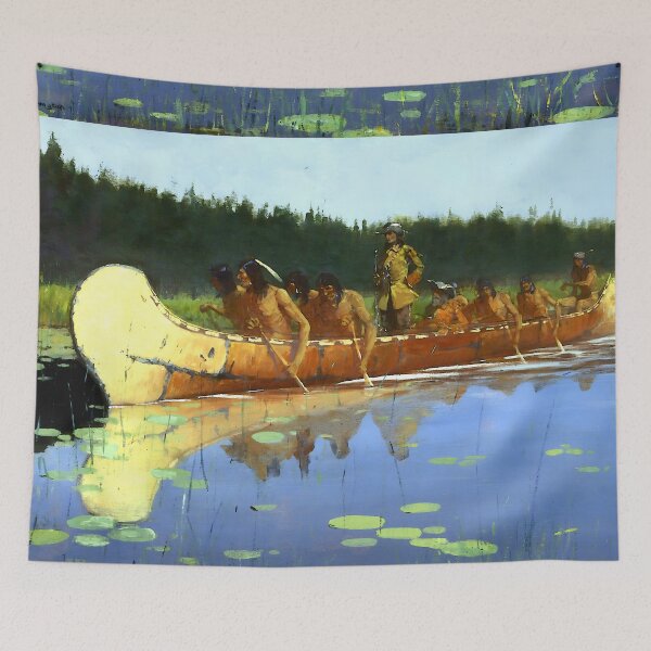Item preview, Radisson and Groseilliers - Frederic Remington designed and sold by Jon-Baran.