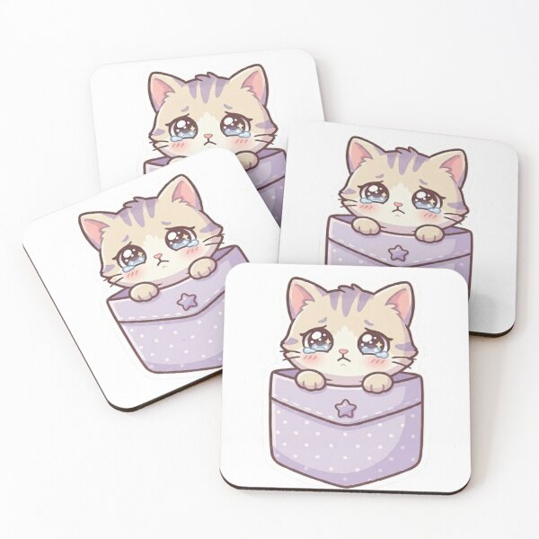 Item preview, Cute Pocket Cat designed and sold by Meowza Studio.