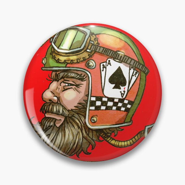 Item preview, Lone wolf - Vintage Biker Rider Kustom culture illustration designed and sold by L'atelier de Grôchat.