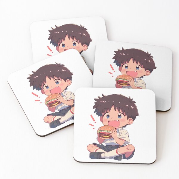 Item preview, Shinji Ikari Evangelion Chibi Burger Surprise designed and sold by earlobejerk.
