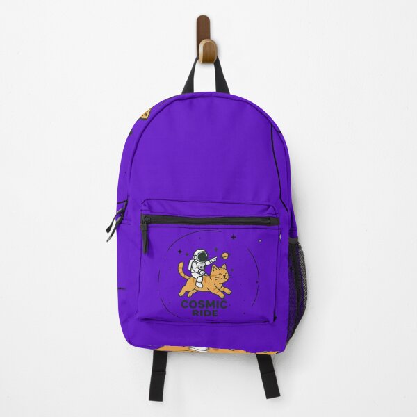 Item preview, Cosmic Ride – Astronaut on a Space Cat designed and sold by PurrfectWhisper.