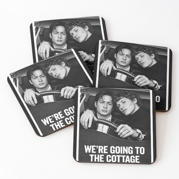 Item preview, Shane and Ilya from Heated Rivalry going to the cottage (fan art) designed and sold by PopCultureAndStuff.