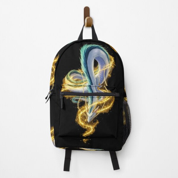 Item preview, Mystical Japanese Style Blue Golden Dragon designed and sold by Shirtaholism.