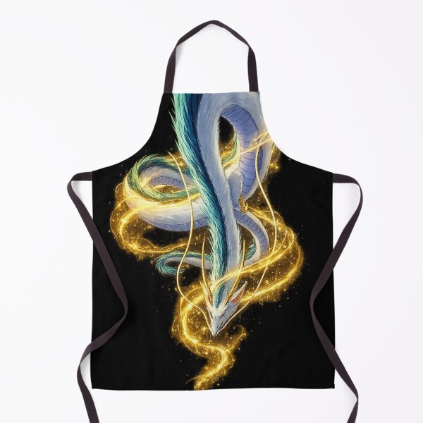 Item preview, Mystical Japanese Style Blue Golden Dragon designed and sold by Shirtaholism.