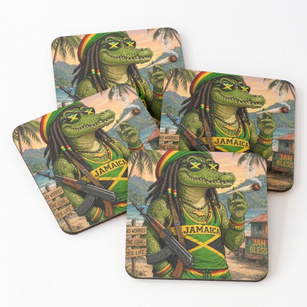 Item preview, Rasta Crocodile- Chill Jamaican Lifestyle  designed and sold by digitalbob60.