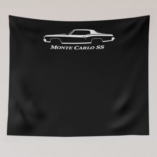 Item preview, Monte Carlo SS Classic Muscle Car Silhouette Art designed and sold by TheArtOfCar.