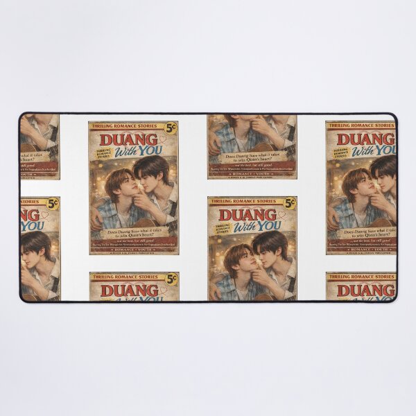 Item preview, Duang With You Vintage Romance Comic Cover | TeeTee & Por Suppakarn | Thai BL Love Story | Booze & BL Comics designed and sold by shopboozeandbl.