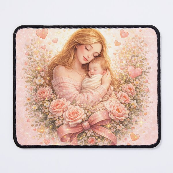 Item preview, Happy Mother’s Day Gift for New Mom Mother and Baby Floral Romantic Mothers Day Design designed and sold by jglobal360.