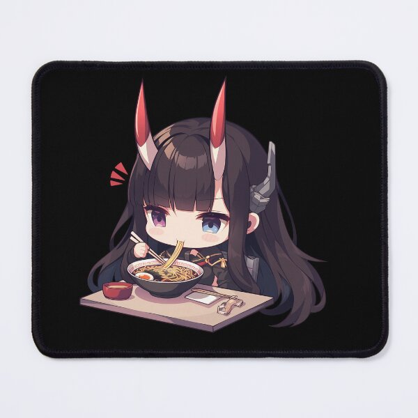 Item preview, Noshiro Azur Lane Chibi Ramen Slurp Quiet Night designed and sold by mildaclairmo.