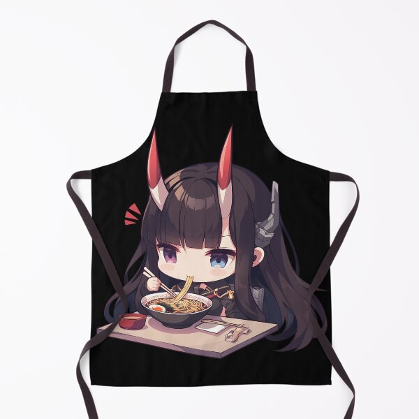 Item preview, Noshiro Azur Lane Chibi Ramen Slurp Quiet Night designed and sold by mildaclairmo.