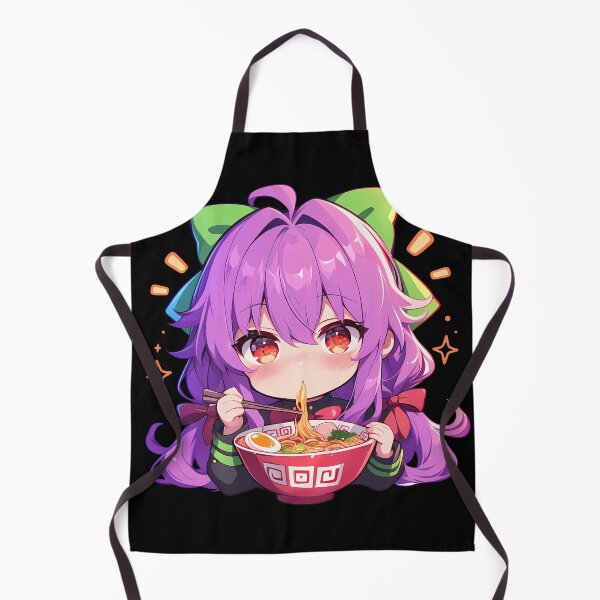 Item preview, Shinoa Hiiragi Seraph Of The End Chibi Kawaii Ramen Cozy Slurp designed and sold by mildaclairmo.