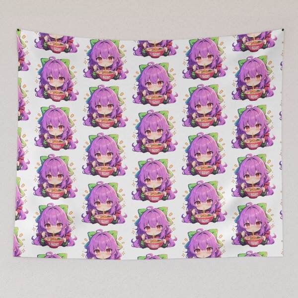 Item preview, Shinoa Hiiragi Seraph Of The End Chibi Kawaii Ramen Cozy Slurp designed and sold by mildaclairmo.