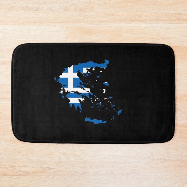 Item preview, Greece Flag Map designed and sold by DreamBrushy.