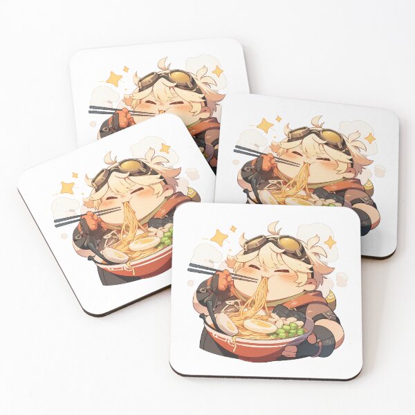 Item preview, Bennett Genshin Impact Chibi Ramen Adventure Snack designed and sold by mildaclairmo.