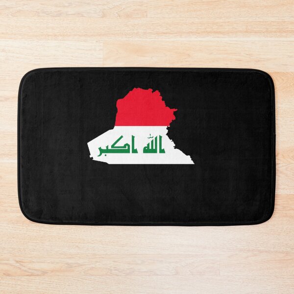 Artikelvorschau, Flaggenkarte des Irak entworfen und verkauft von DreamBrushy.