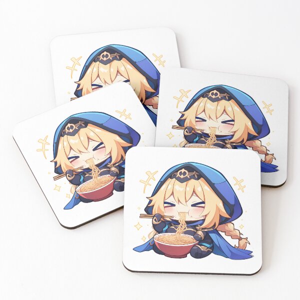 Item preview, Dainsleif Genshin Impact Chibi Ramen Deadpan Slurp designed and sold by mildaclairmo.