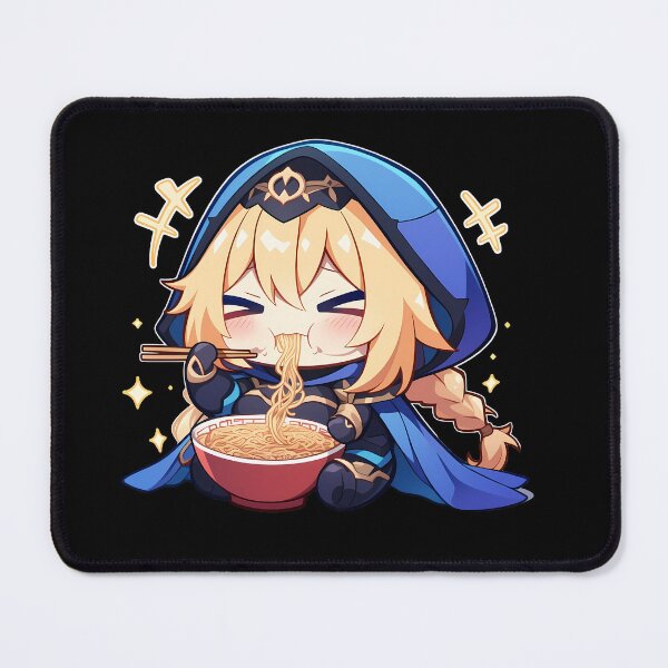 Item preview, Dainsleif Genshin Impact Chibi Ramen Deadpan Slurp designed and sold by mildaclairmo.