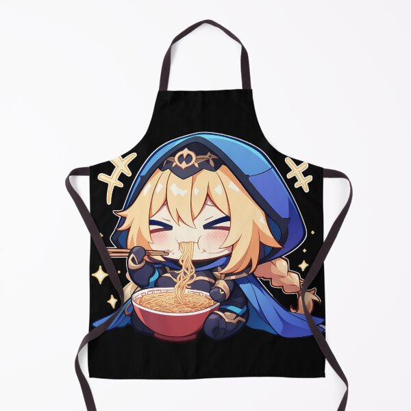 Item preview, Dainsleif Genshin Impact Chibi Ramen Deadpan Slurp designed and sold by mildaclairmo.