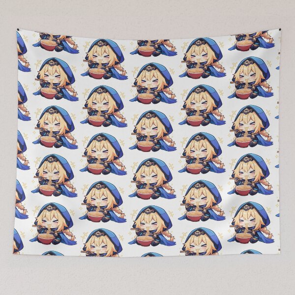 Item preview, Dainsleif Genshin Impact Chibi Ramen Deadpan Slurp designed and sold by mildaclairmo.