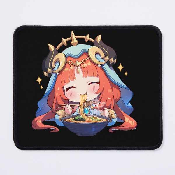 Item preview, Nilou Genshin Impact Kawaii Ramen Chibi Sparkle Mood designed and sold by mildaclairmo.