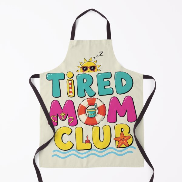 Item preview, Tired Mom Club – Relatable & Funny Mom Typography Design designed and sold by Sea Gem.