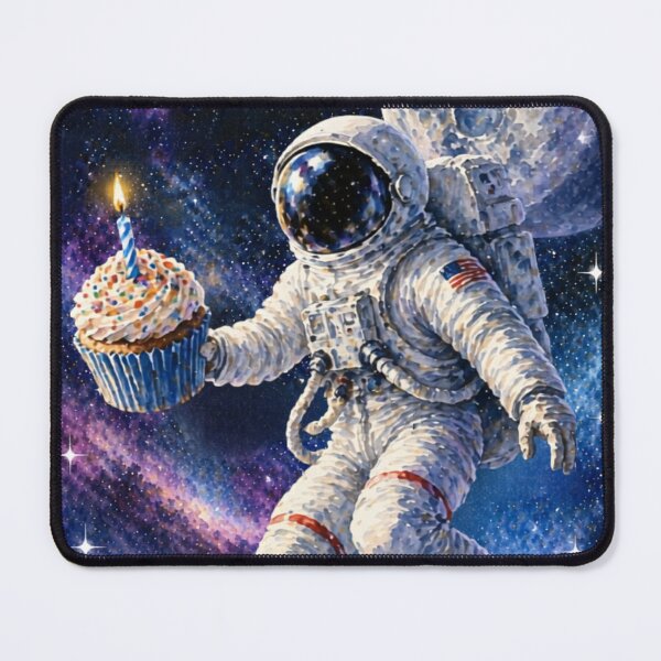 Item preview, Astronaut Space Birthday Galaxy Scene designed and sold by inspired-works.