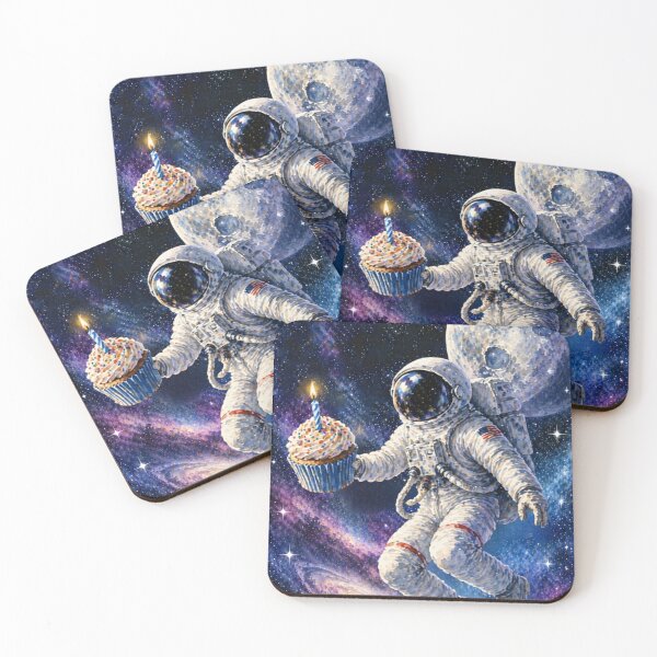 Item preview, Astronaut Space Birthday Galaxy Scene designed and sold by inspired-works.