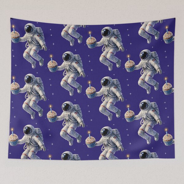 Item preview, Astronaut Space Birthday Galaxy Scene designed and sold by inspired-works.